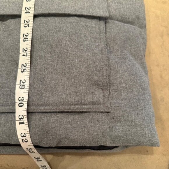 Okd Navy Frost-Free Textured Hooded Puffer Jacket Men's XL Tall - Picture 9 of 10